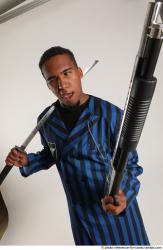 Garson STANDING POSE WITH KATANA AND SHOTGUN